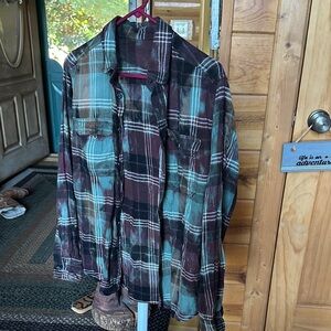 Women flannel shirt